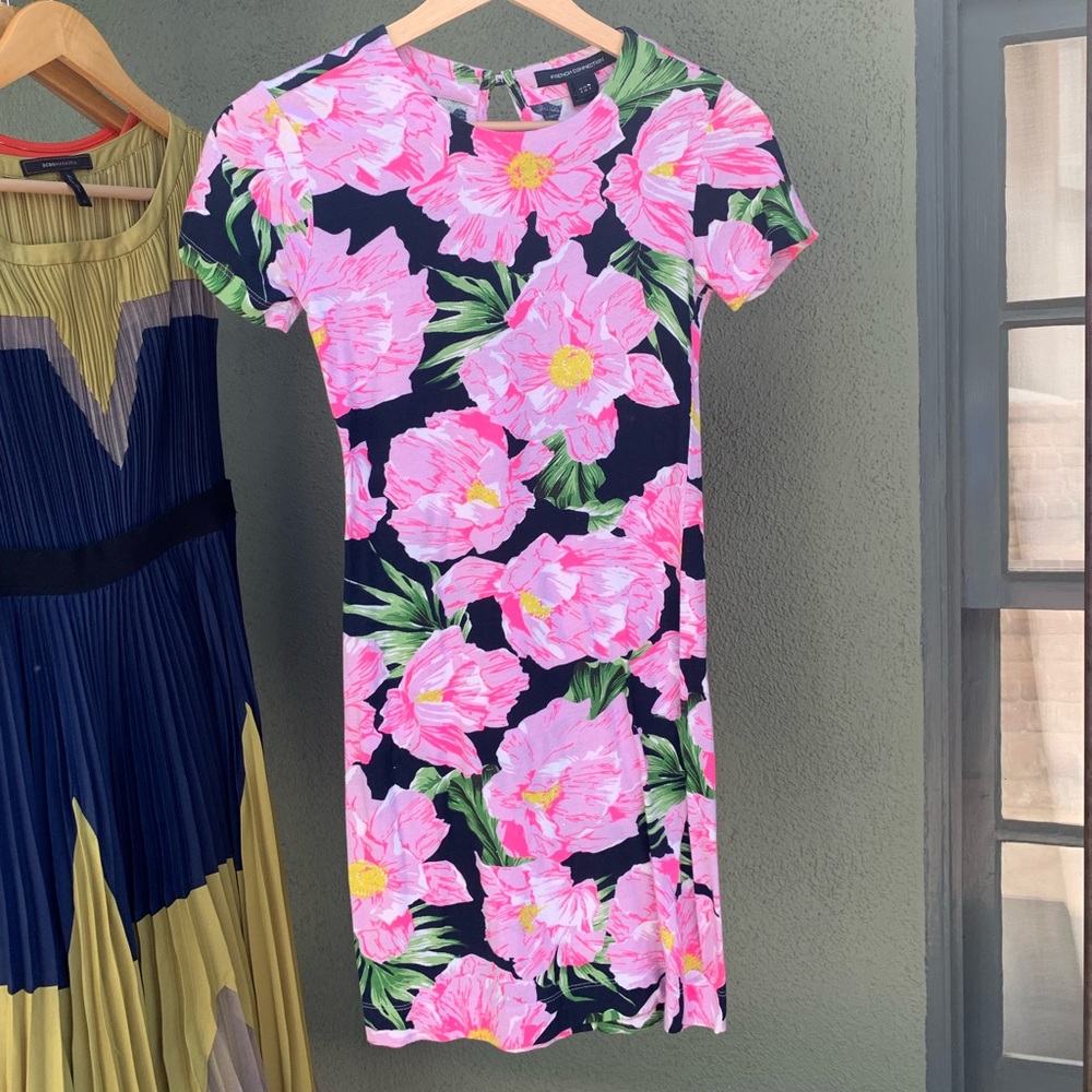 French Connection fitted t-shirt dress